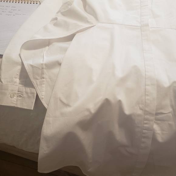 CAARA. WHITE SHIRT DRESS...SIZE L - Picture 9 of 15